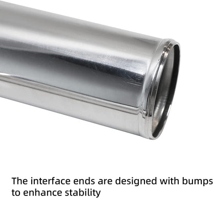 ETL INDUSTRIES OD 4IH (102mm), Leg Length 8IH (203mm) 45 Degree Aluminum Pipe, 4 Inch Intercooler Piping Universal Air Intake Elbow Tube