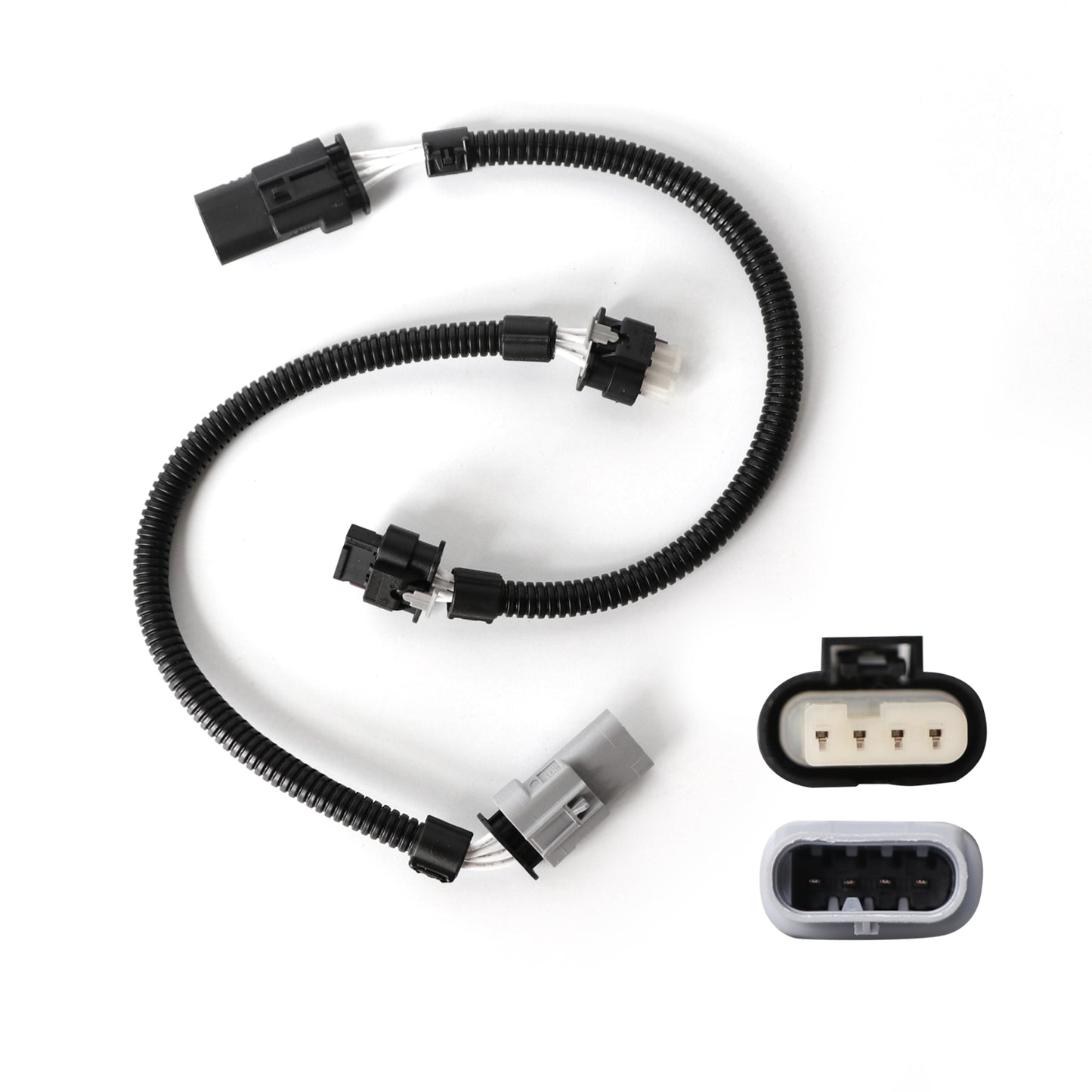 ETL INDUSTRIES 2Pcs 12IH 4 Pin Oxygen Sensor Extension Harness Wires for 2016-2024 Chevy Camaro 6.2L Automatic Flat Connector Driver's Side