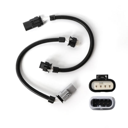 ETL INDUSTRIES 2Pcs 12IH 4 Pin Oxygen Sensor Extension Harness Wires for 2016-2024 Chevy Camaro 6.2L Automatic Flat Connector Driver's Side