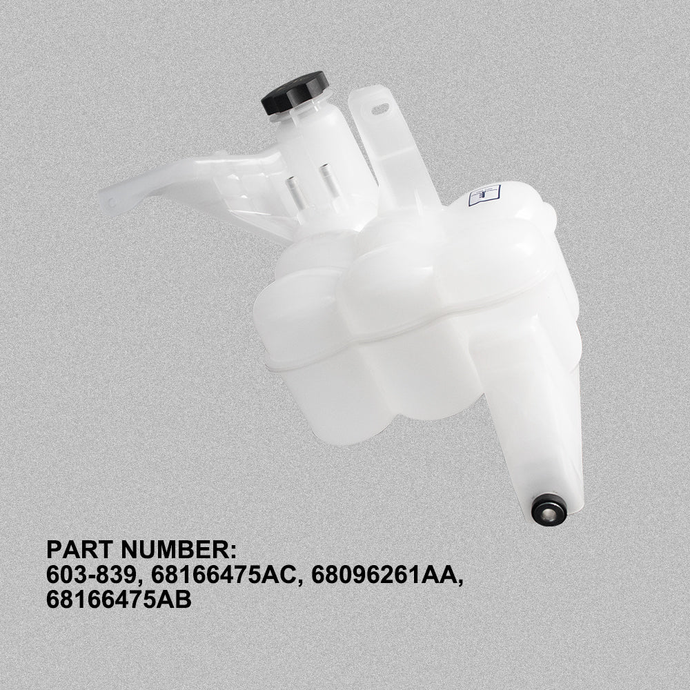 Coolant Reservoir Tank with Cap & Sensor for 2013-2018 Ram 2500-5500 6.7L Cummins – Radiator Overflow Bottle (Replaces 68166475AD)