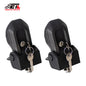 ETL INDUSTRIES Locking Hood Latches with Keys Fits 2018 2019 2020 2021 2022 2023 2024 for Jeep Wrangler JL/Gladiator JT Anti-Theft Hood Latch Cover Catch Buckle Lock Kit Black (2PCS)