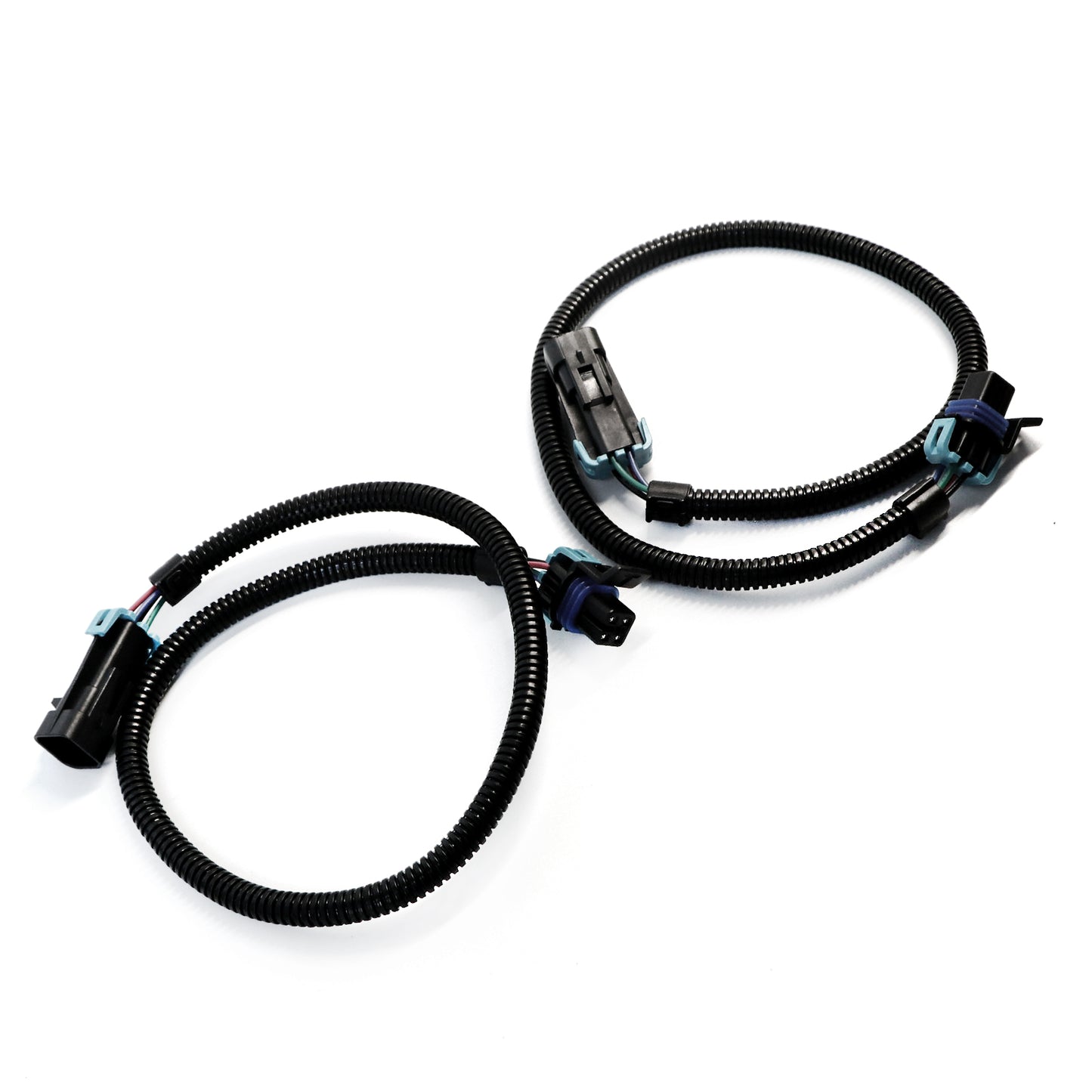 ETL INDUSTRIES 2Pcs 24IH 4 Pin O2 Oxygen Sensor Extension Harness Wires for LS LS1 Camaro Firebird Pontiac Chevy 2004-2012 Square Connector Grey