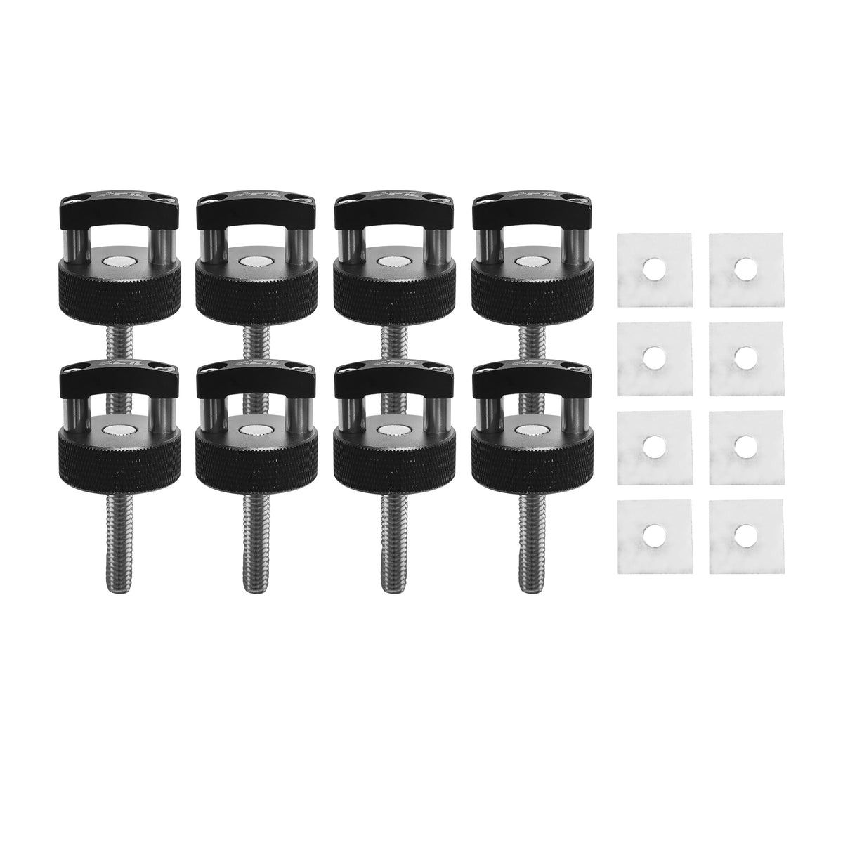 Hard Top Quick Removal Fastener Thumb Screws with Nut Plates – 6/8 Pack for Jeep Wrangler JK/JL/JT & Ford Bronco