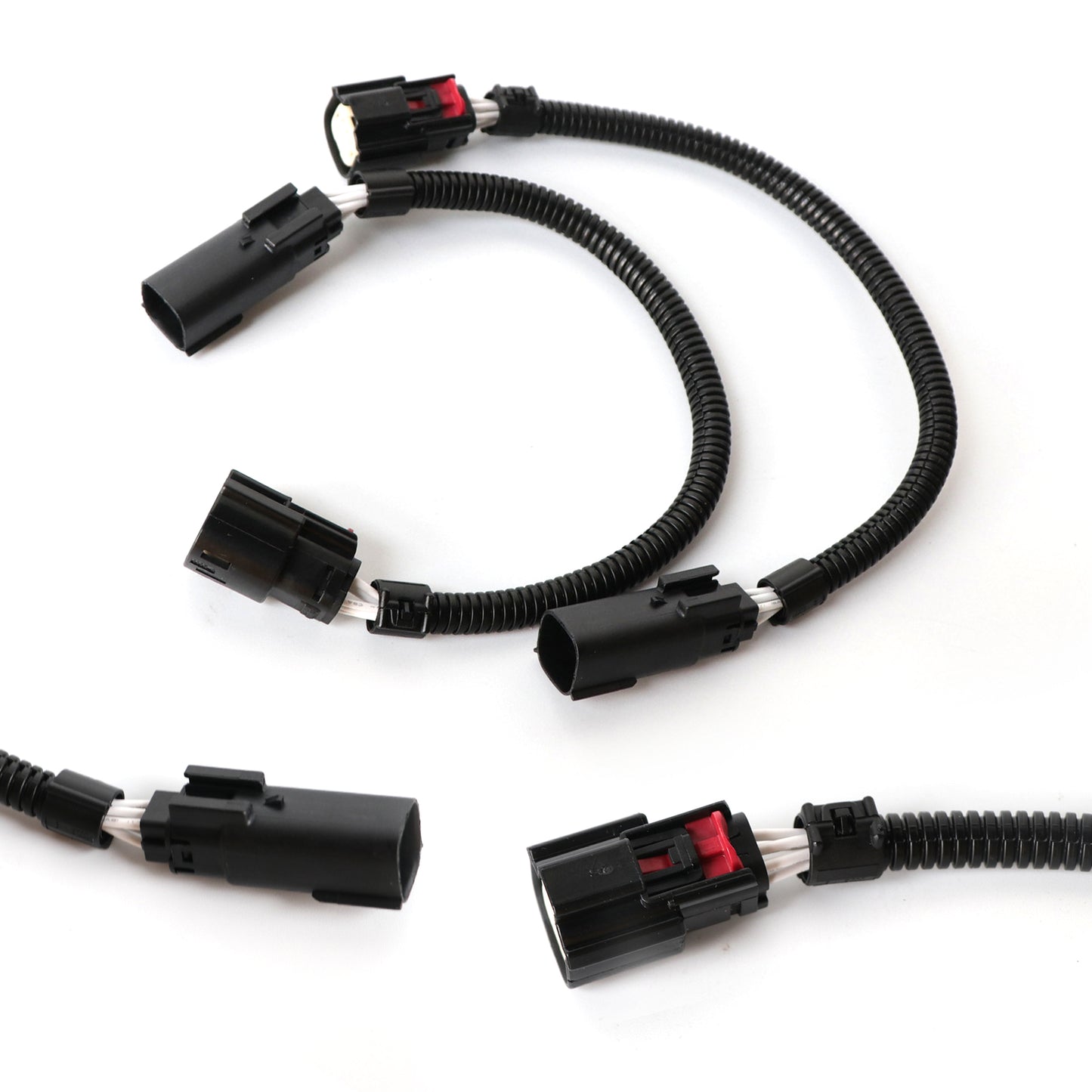 ETL INDUSTRIES 2Pcs 24IH 6 Pin Oxygen Sensor Extension Harness Wires for Ford Mustang GT 5.0L V8 and 3.7L V6 2015-2017 Rectangular Connector Front