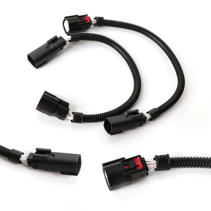 ETL INDUSTRIES 2Pcs 24IH 6 Pin Oxygen Sensor Extension Harness Wires for Ford Mustang GT 5.0L V8 and 3.7L V6 2015-2017 Rectangular Connector Front