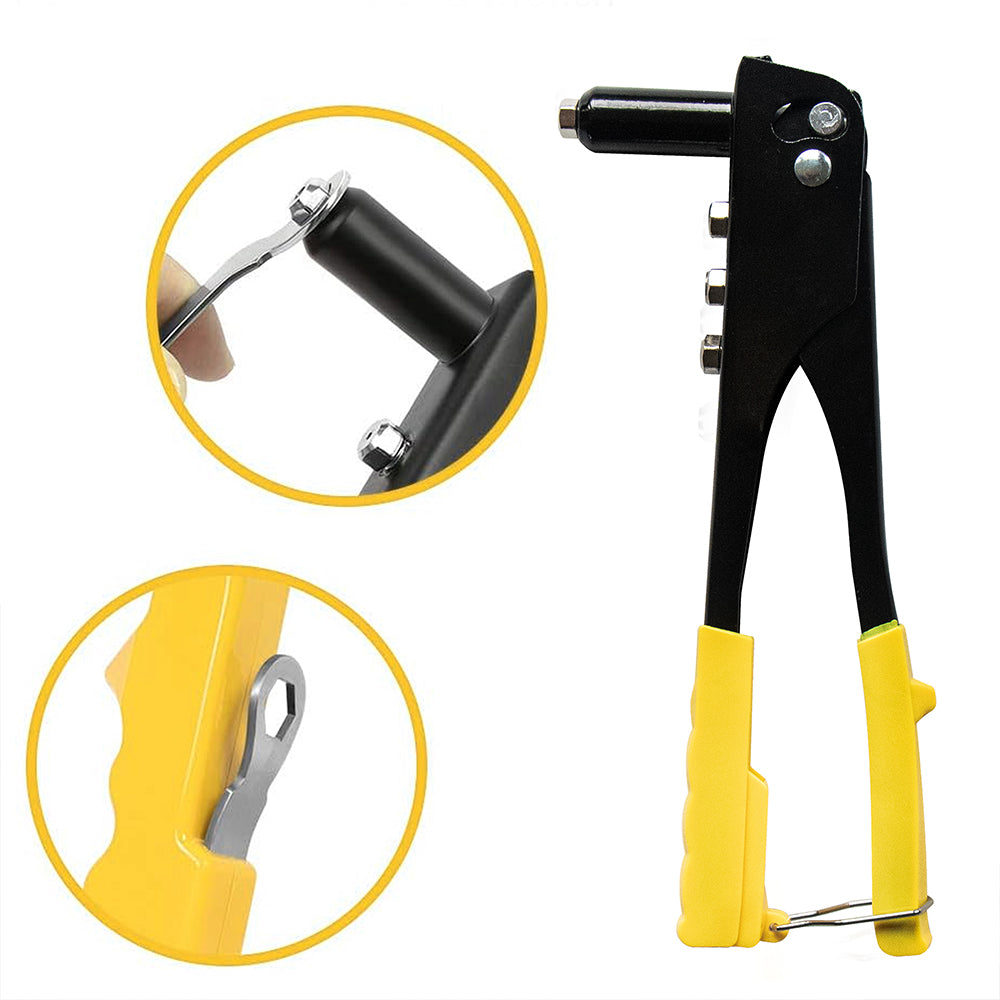 ETL INDUSTRIES Heavy Duty Hand Riveter – Single Hand Pop Rivet Tool for Fender Flares & Marine Use