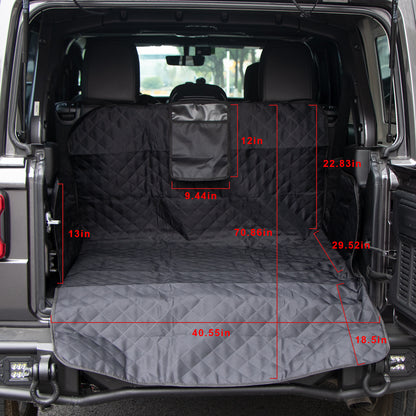 ETL INDUSTRIES Cargo Liner for Pet Dog, Universal Waterproof Non-Slip Durable Cargo Cover Mat for Off-Road, SUV, Cars, Minivan with Bumper Flap Protector