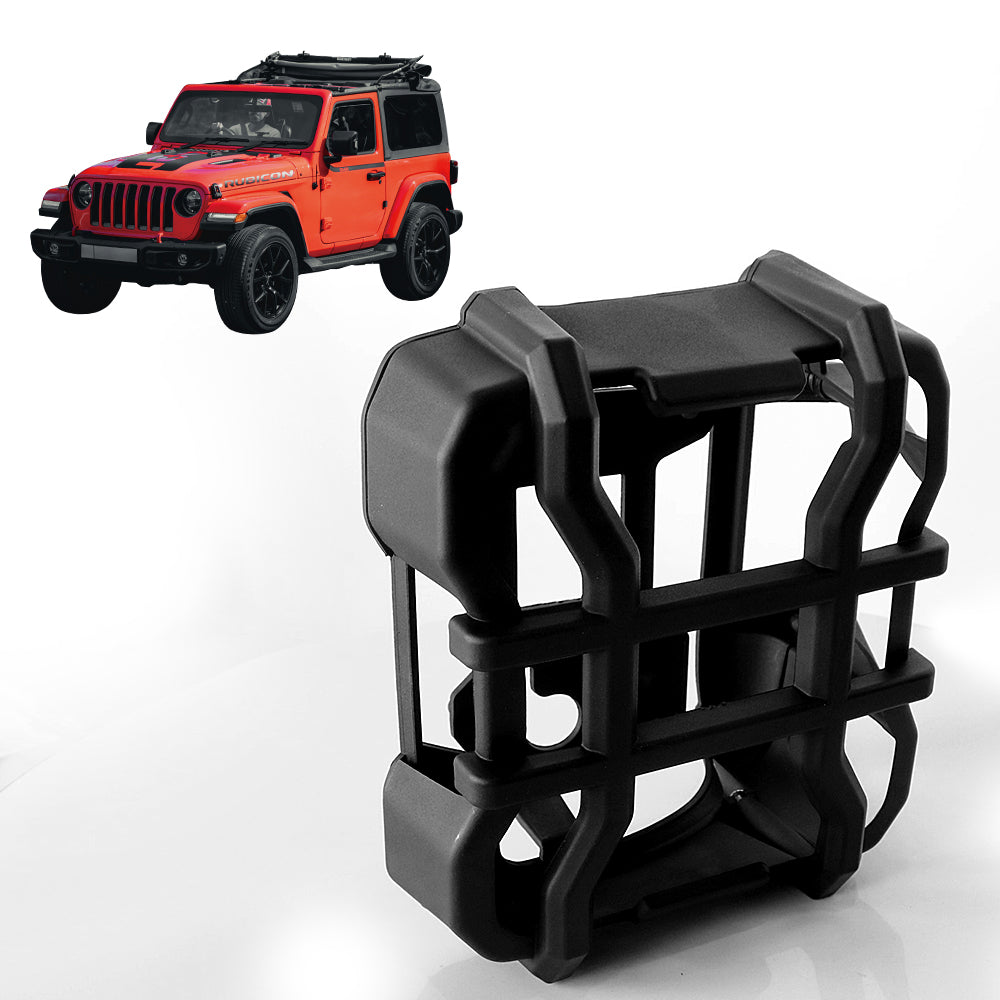 ETL INDUSTRIES Tail Light Lamp Guards Cover for Jeep Wrangler JL 2018-2021 – Black Nylon Rear Taillight Protectors (2Pcs)