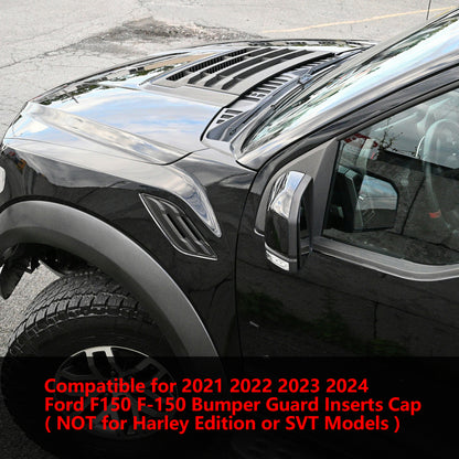 ETL INDUSTRIES Front Bumper Grille for Ford F150 2021-2023, Lower Center Bumper Cover Insert Panel, ML3Z17B968BB, ML3Z17B968BA