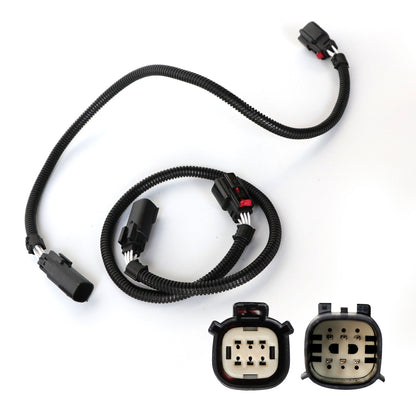 ETL INDUSTRIES 2Pcs 12IH 6 Pin Oxygen Sensor Extension Harness Wires for Ford Mustang GT 5.0L V8 and 3.7L V6 2015-2017 Rectangular Connector Front
