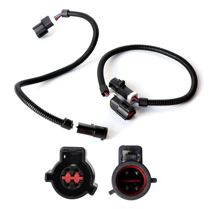 ETL INDUSTRIES 2Pcs 12IH 4 Pin Oxygen Sensor Extension Harness Wires for Dodge 5.2L and 5.9L V8 1996-2004 Circular Connector