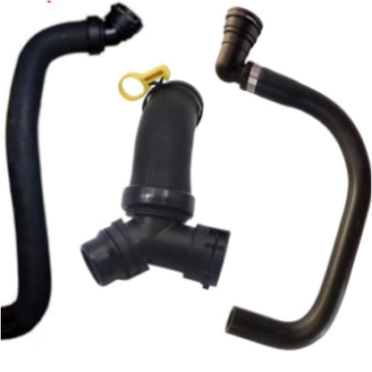 ETL INDUSTRIES Radiator Hose Y-Connector Kit for Ford F-150 5.0L 2011-2020 – 3Pcs Hose Assembly Set