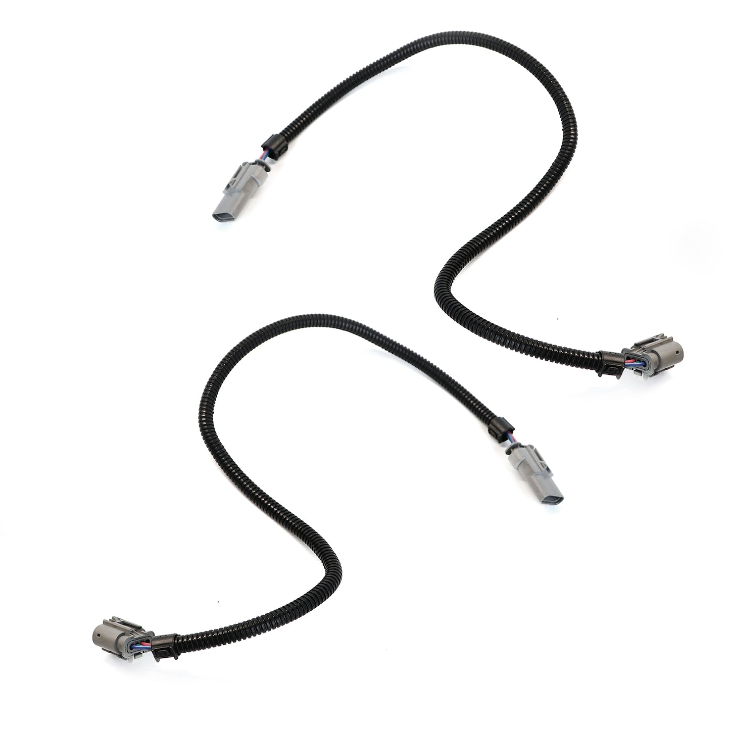 ETL INDUSTRIES 2Pcs 24IH 4 Pin O2 Oxygen Sensor Extension Harness Wires for C7 Z06 Corvette Camaro LT1 LT4 LT5 Gen V SUV Flat Connector Grey