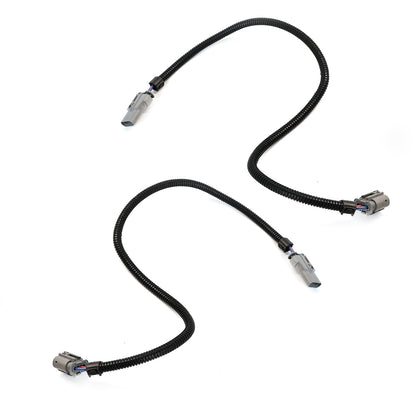 ETL INDUSTRIES 2Pcs 24IH 4 Pin O2 Oxygen Sensor Extension Harness Wires for C7 Z06 Corvette Camaro LT1 LT4 LT5 Gen V SUV Flat Connector Grey