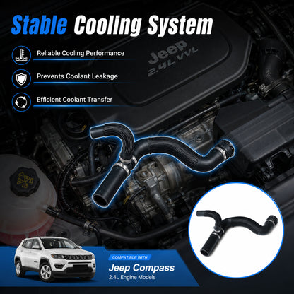 ETL INDUSTRIES Coolant Hose for Jeep Compass 2017-2022 2.4L – Replaces 68297843AC