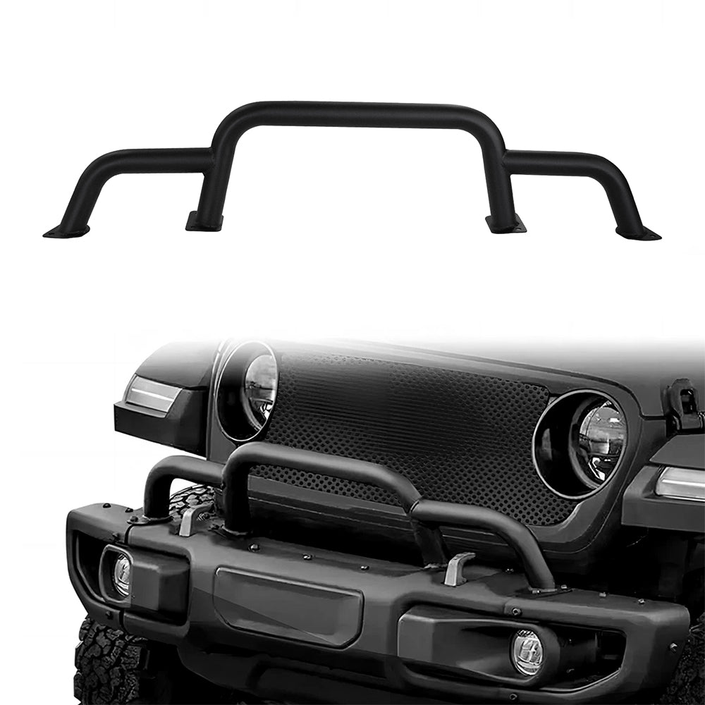 ETL INDUSTRIES Brush Guard for Jeep JL/JT 2018+ – Steel Grille Guard, Factory Steel Bumper Only
