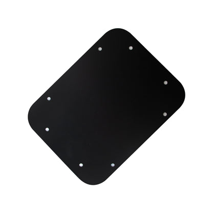 ETL INDUSTRIES Aluminum Spare Tire Carrier Delete Filler Plate Flat Tailgate Vent Cover & Tailgate Frame Rubber Plug with Bolts Fits 2007-2017 for Jeep Wrangler JK & JKU