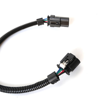 ETL INDUSTRIES 2Pcs 12IH 4 Pin Oxygen Sensor Extension Harness Wires for Chevy Camaro 6.2L 2016-2024 Manual Transmission Flat Connector, Black