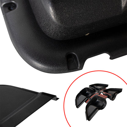 ETL INDUSTRIES Door Storage Pockets for Jeep JK 2007-2018 – 4PCS Front & Rear Organizer Tray Set