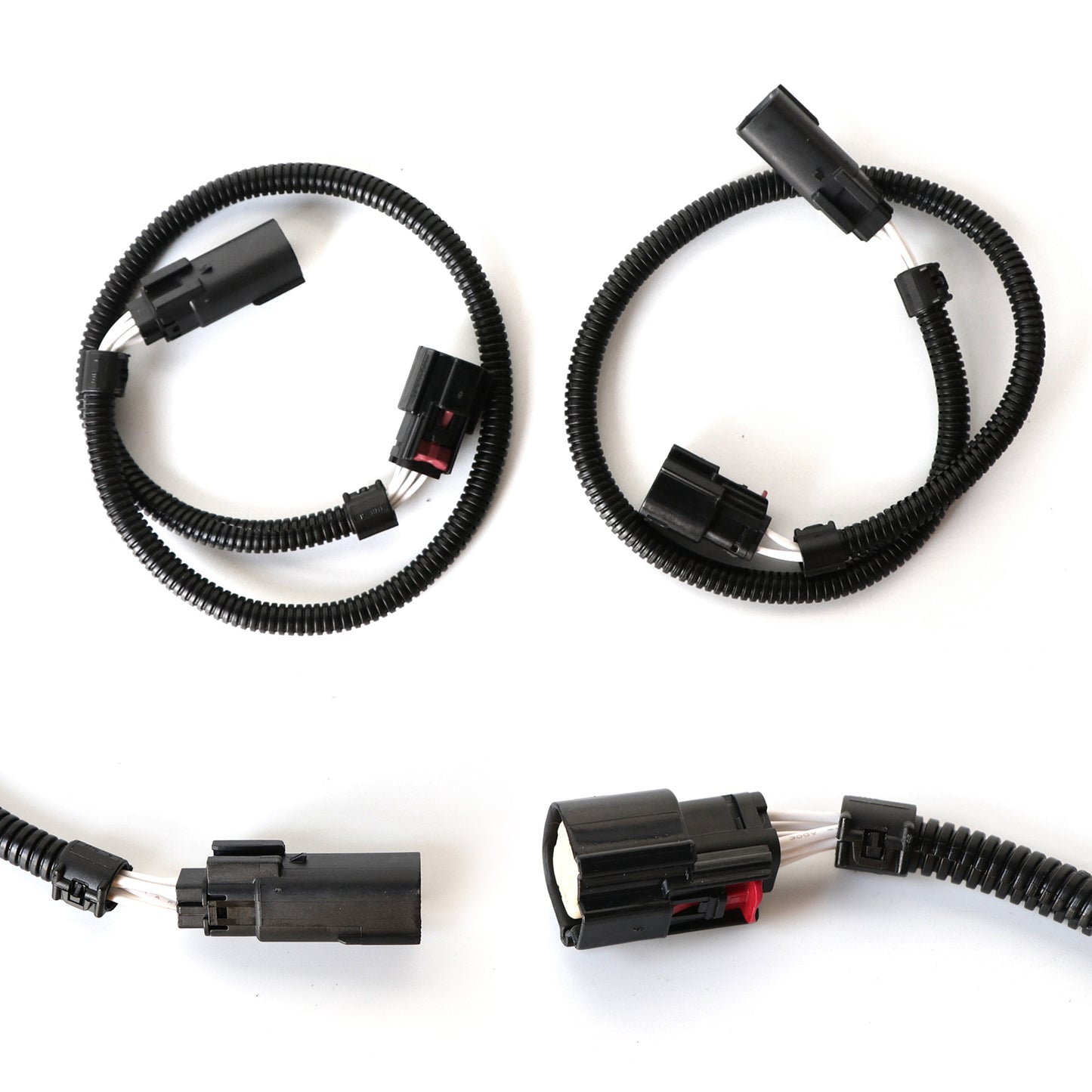 ETL INDUSTRIES 2Pcs 12IH 6 Pin Oxygen Sensor Extension Harness Wires for Ford Mustang GT 5.0L V8 and 3.7L V6 2015-2017 Rectangular Connector Front