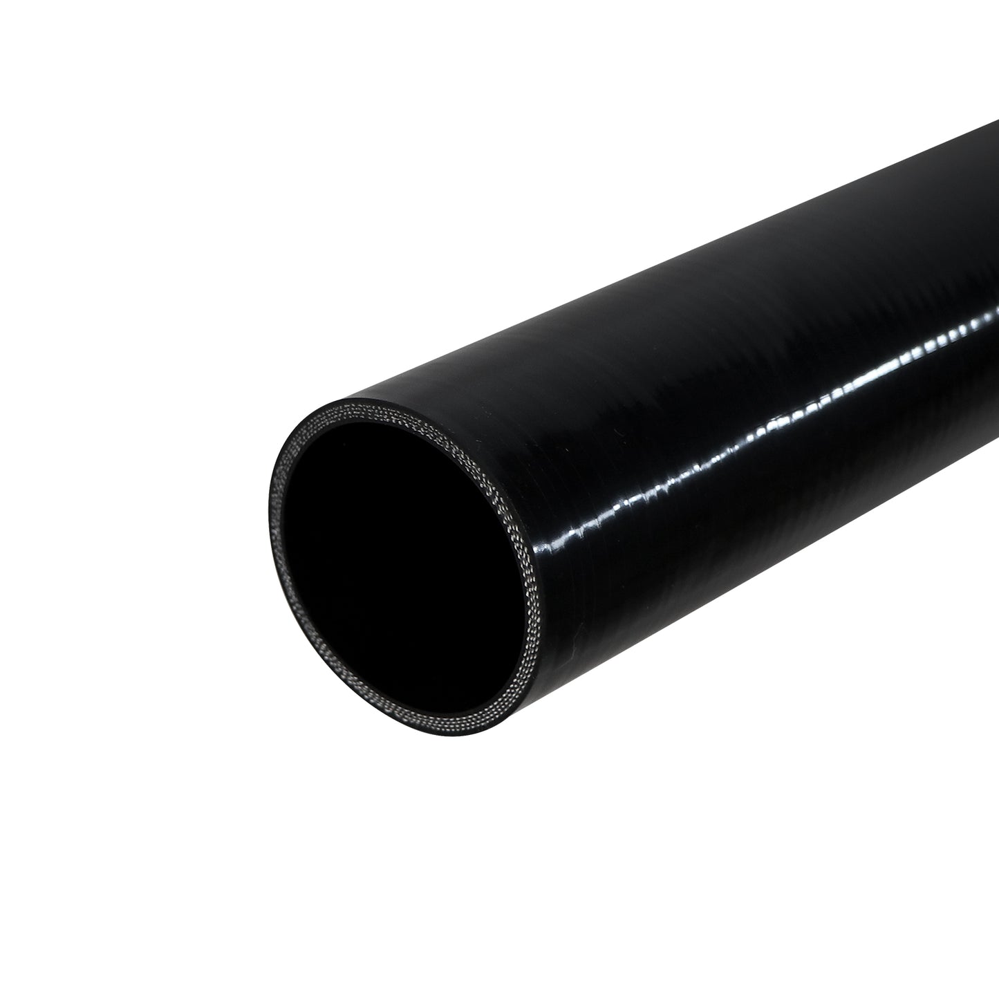 ETL INDUSTRIES 2IH ID, 36IH Length Straight Silicone Pipe Hose, Universal 4-Ply Reinforced Radiator Hoses Silicone Long Pipes for Intake Turbo Intercooler