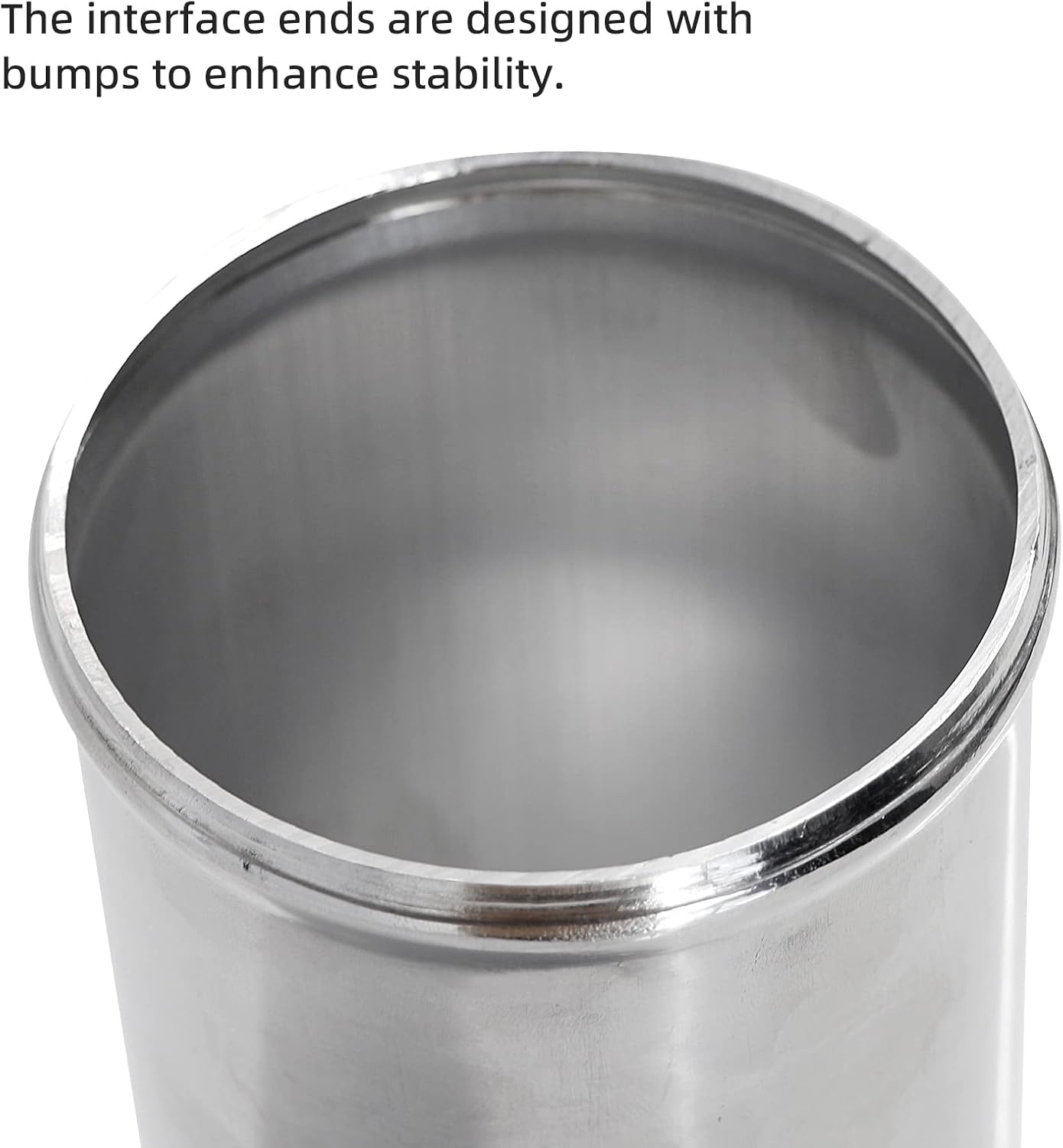 ETL INDUSTRIES Universal OD 1.25IHIH(32mm) Aluminum Intake Piping Adapter 3IH(76mm) Length T-6061 Joiner Pipe Connector Tube Air Intercooler Piping