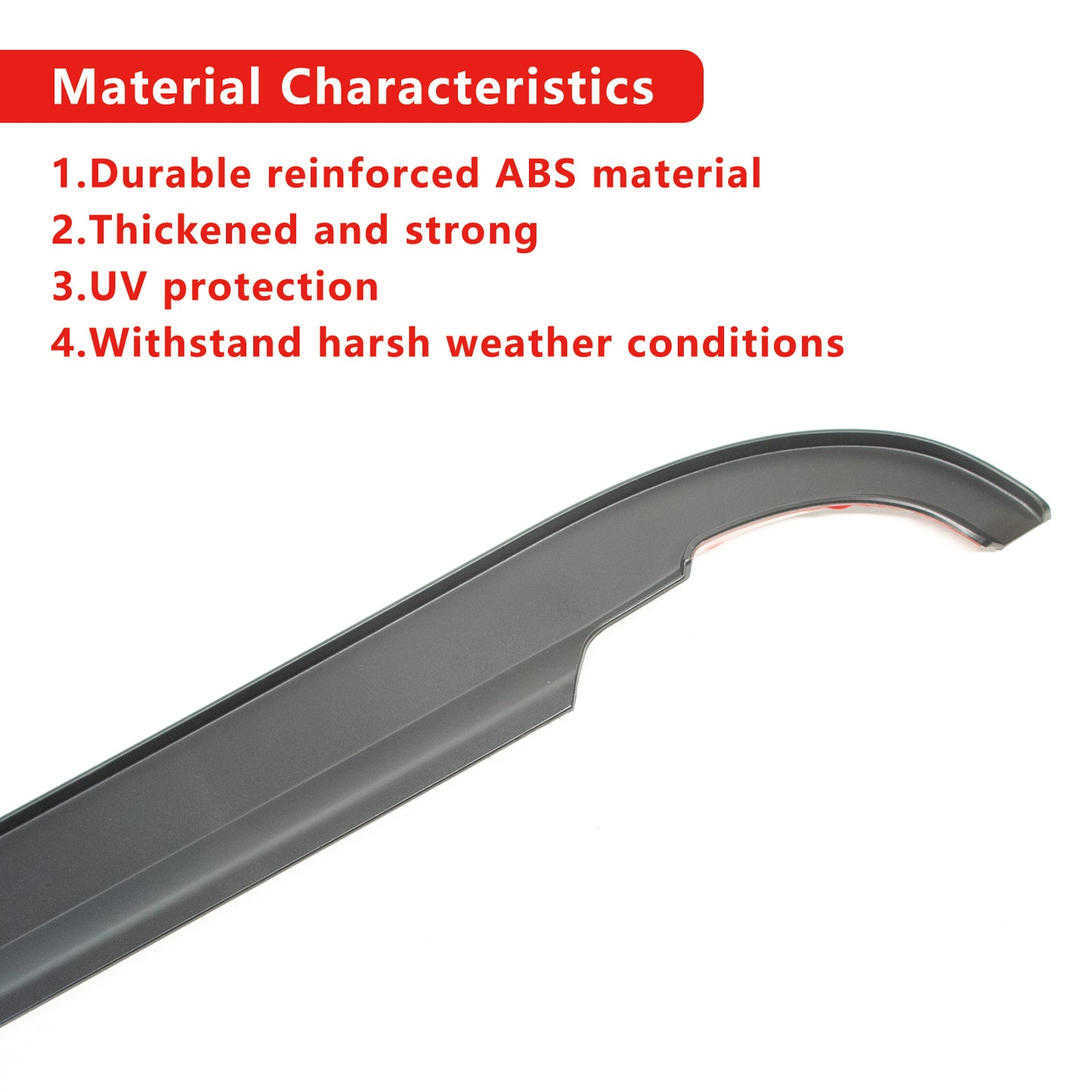 ETL INDUSTRIES Window Visor Deflectors Rain Guards for Ford Bronco 2021 2022 2023 2024 2-Door, in-Channel Side Wind Guards