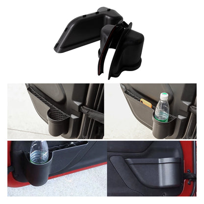 ETL INDUSTRIES Door Storage Pockets for Jeep Wrangler JL/JT 2018-2023 – 4-Piece Set