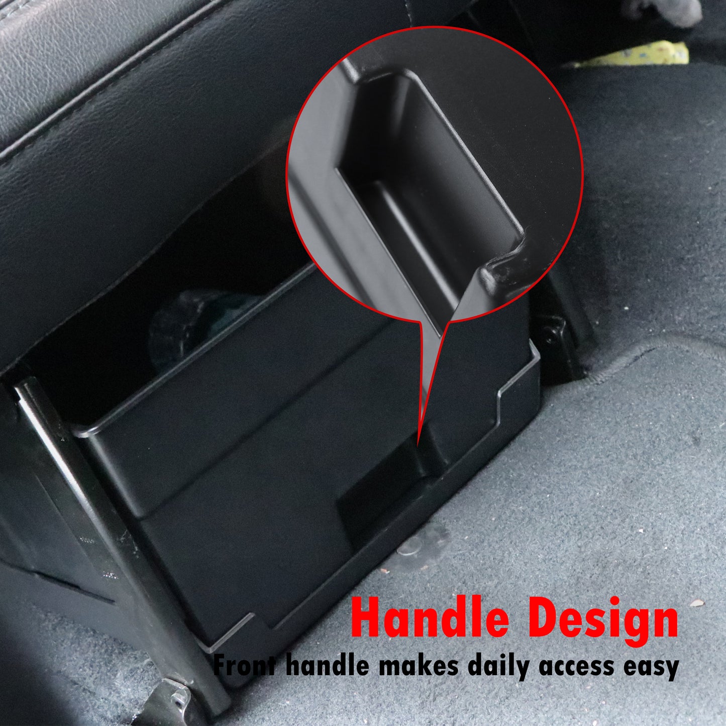ETL INDUSTRIES Under Seat Storage for Jeep JK 2007-2018 – Rear Organizer Box, 2Pcs Set