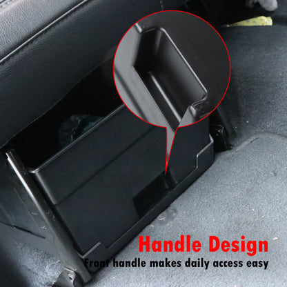 ETL INDUSTRIES Under Seat Storage for Jeep JK 2007-2018 – Rear Organizer Box, 2Pcs Set