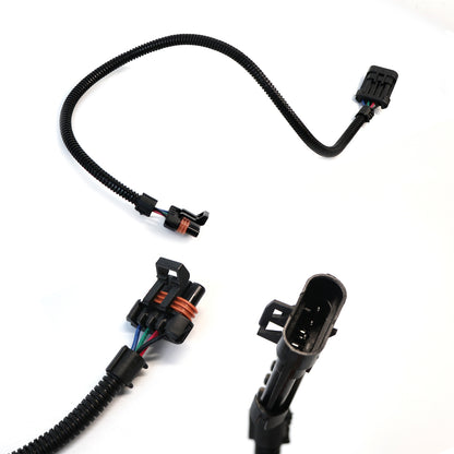 ETL INDUSTRIES 2Pcs 24IH 4 Pin O2 Oxygen Sensor Extension Harness Wires for 1994-2003 Ls1 Ls6 Lt4 O2 Camaro Firebird Flat Connector