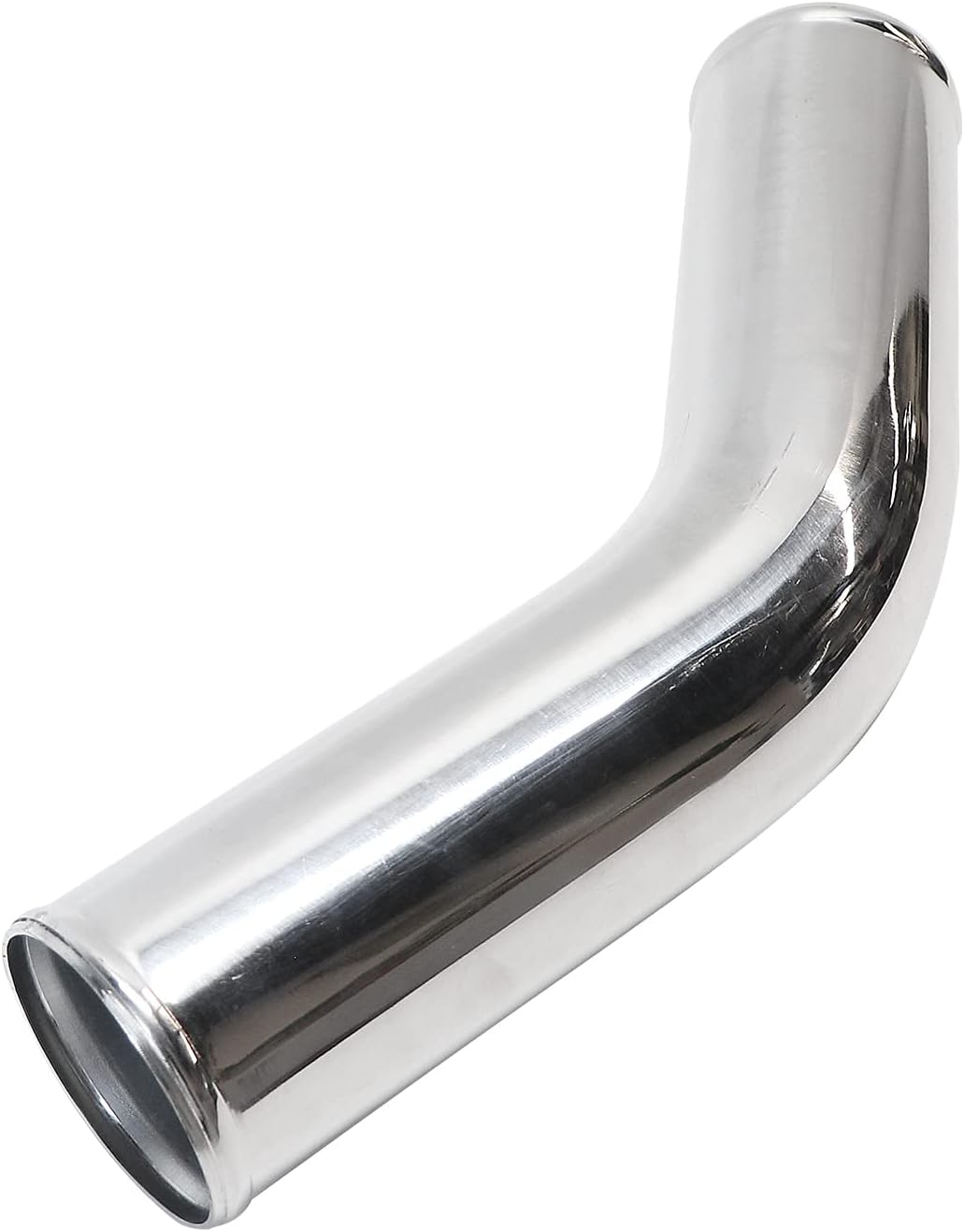 ETL INDUSTRIES OD 4IH (102mm), Leg Length 8IH (203mm) 45 Degree Aluminum Pipe, 4 Inch Intercooler Piping Universal Air Intake Elbow Tube