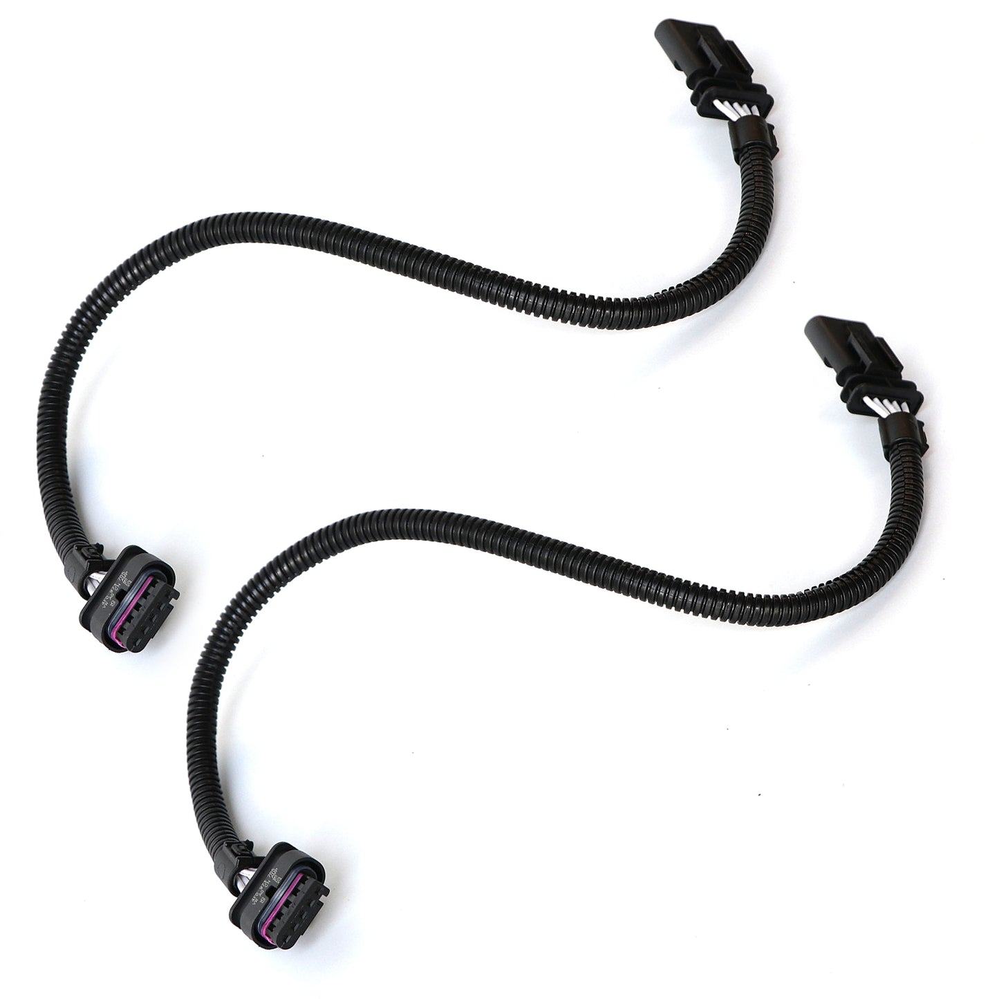 ETL INDUSTRIES 2Pcs 18IH 5 Pin Oxygen Sensor Extension Harness Wires for Ford Mustang GT 2018-2024 Flat Connector