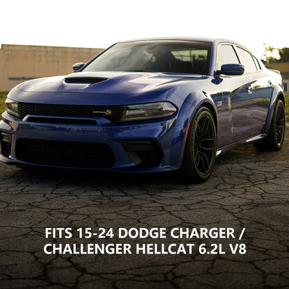 ETL INDUSTRIES 2Pcs 12IH 8 Pin Oxygen Sensor Extension Harness Wires for 2015-2024 Dodge Charger/Challenger Hellcat 6.2L V8 Rectangular Connector Front