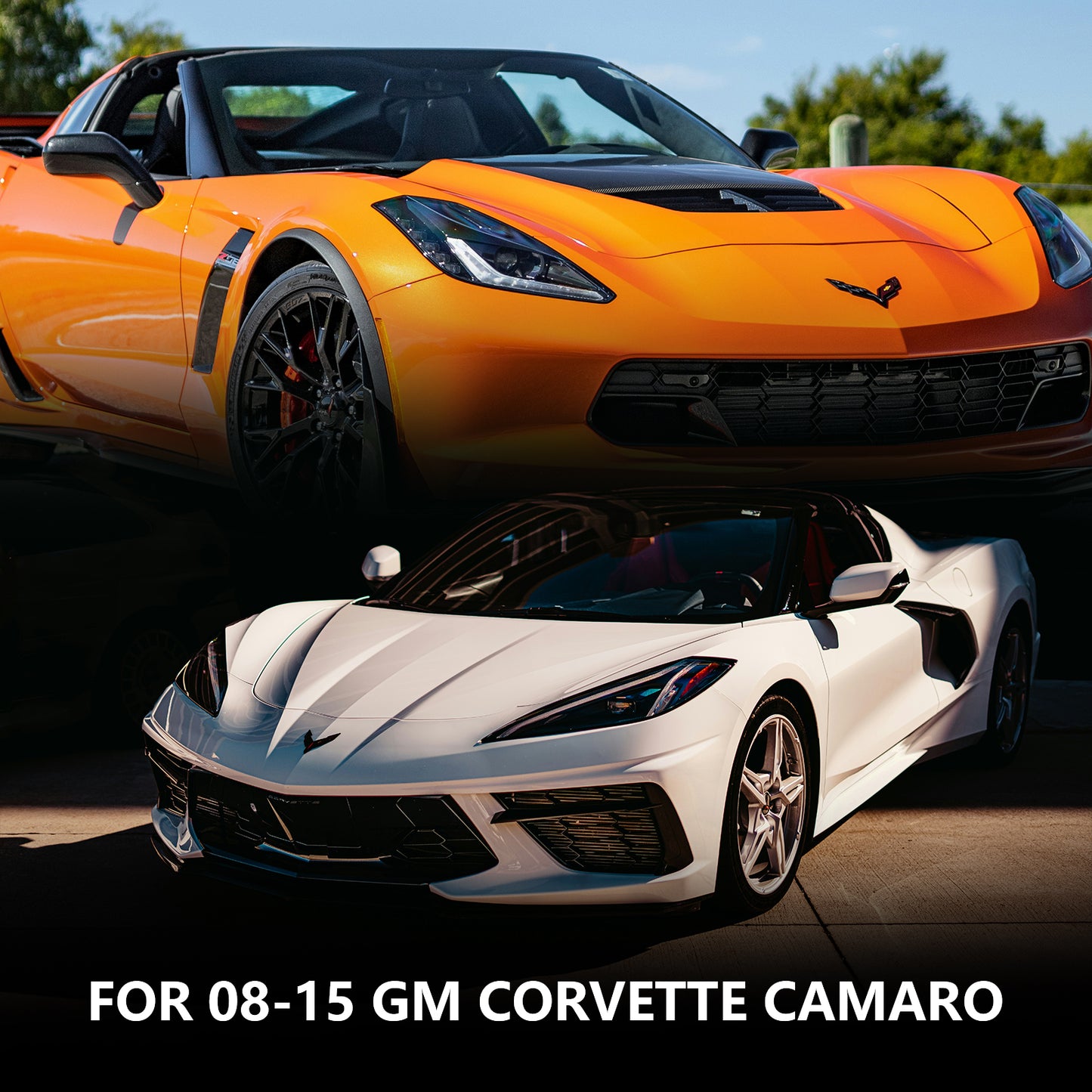 ETL INDUSTRIES 2Pcs 36IH 4 Pin O2 Oxygen Sensor Extension Harness Wires for 2008-2015 GM Corvette Camaro Trapezoidal Connector