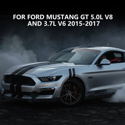 ETL INDUSTRIES 2Pcs 12IH 6 Pin O2 Oxygen Sensor Extension Harness Wires for Ford Mustang GT 5.0L V8 and 3.7L V6 2015-2017 Rectangular Connector Front with Screws