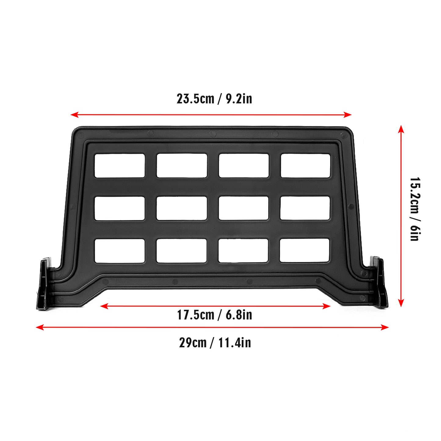 ETL INDUSTRIES Rear Under Seat Dividers for Ford Maverick 2022-2025 – 2 Pack Storage Organizer, Fuel Version, Custom Fit, PP Material