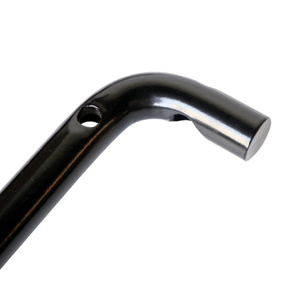 ETL INDUSTRIES Front Black Solid Steel Handles Grab Bars for 2007-2018 Jeep Wrangler JK Grab Handles Metal 2/4 Door
