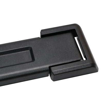 ETL INDUSTRIES Tailgate Hinge Cover Rear Door Trim Spare Tire Bracket Decoration Exterior Accessories for Jeep Wrangler JK & Unlimited 2007-2017 (Black)