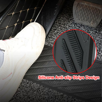 ETL INDUSTRIES Dead Pedal Left Foot Rest Pad for Jeep Wrangler JL JLU/Gladiator JT 2018 2019 2020 2021 2022 2023 2024 Driver Side Kick Panel Pads Cover Aluminum Anti-Slip Adjustable Pedals