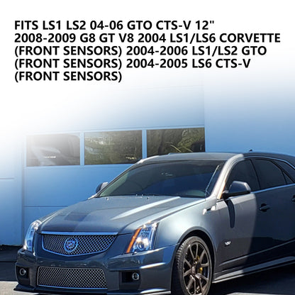 ETL INDUSTRIES 2Pcs 24IH 4 Pin O2 Oxygen Sensor Extension Harness Wires for LS1 LS2 04-06 GTO CTS-V 12IH 2008-2009 G8 GT V8 2004 LS1/LS6 Corvette 2004-2006 LS1/LS2 GTO 2004-2005 LS6 CTS-V Front Only