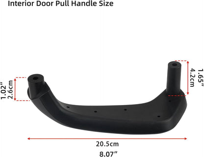ETL INDUSTRIES Interior Door Pull Handle for Ford Fiesta 2011-2020 – Manual Window, Left Driver Side, ABS Plastic, Replacement Part