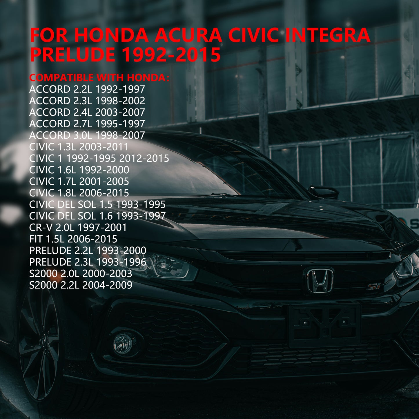 ETL INDUSTRIES 36IH 4 Pin O2 Oxygen Sensor Extension Harness Wires for Honda Acura Civic Integra Prelude Square Connector