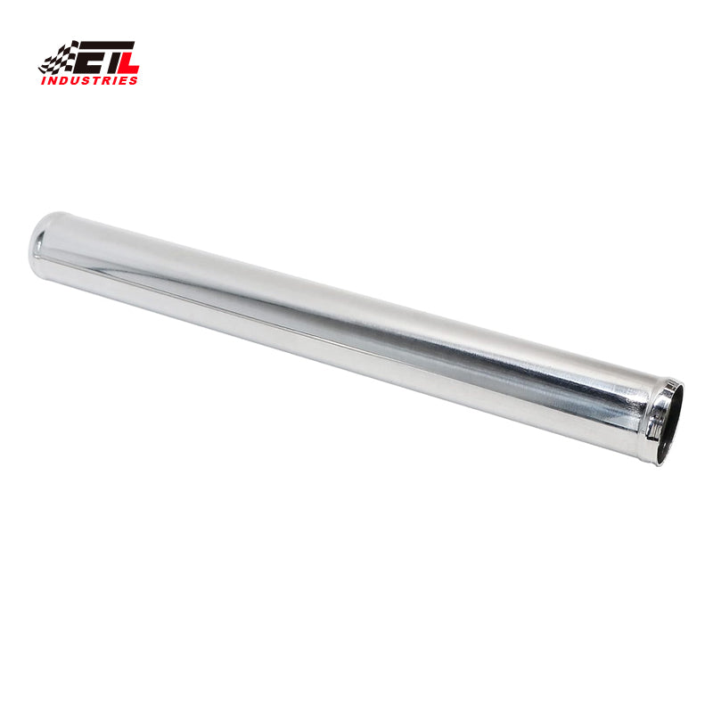 ETL INDUSTRIES Straight Aluminum Pipe Polished, OD: 4IH (102mm), Length 18.00IH (457mm) Intake Tube Tubing Universal Seamless Round Intercooler Piping