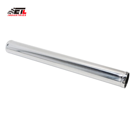 ETL INDUSTRIES Straight Aluminum Pipe Polished, OD: 4IH (102mm), Length 18.00IH (457mm) Intake Tube Tubing Universal Seamless Round Intercooler Piping