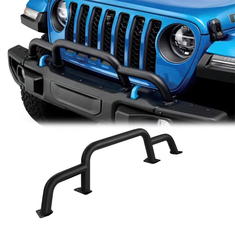 ETL INDUSTRIES Brush Guard for Jeep JL/JT 2018+ – Steel Grille Guard, Factory Steel Bumper Only