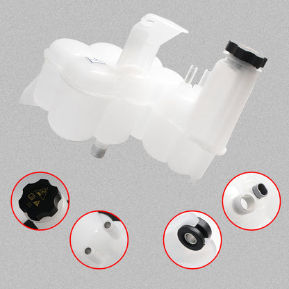 Coolant Reservoir Tank with Cap & Sensor for 2013-2018 Ram 2500-5500 6.7L Cummins – Radiator Overflow Bottle (Replaces 68166475AD)
