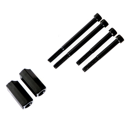 ETL INDUSTRIES Front Black Solid Steel Handles Grab Bars for 2007-2018 Jeep Wrangler JK Grab Handles Metal 2/4 Door
