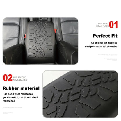 ETL INDUSTRIES Center Console Armrest Cover for 2018-2024 Jeep Wrangler JL JLU & Jeep Gladiator JT, Pet Anti-Scratch Mat Cover