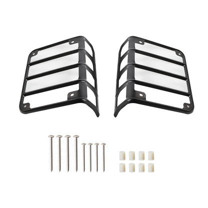 ETL INDUSTRIES Tail Light Guard Cover for Rear Taillights Compatible with 2007-2018 Jeep Wrangler JK JKU